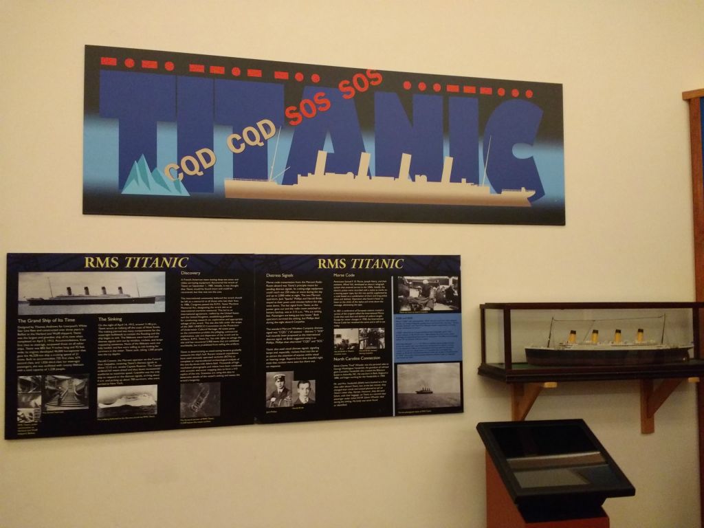 Titanic to NC connection  exhibit